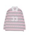 셋업이엑스이(SETUP-EXE)  33 STAR STRIPE POLO TOP / PINK - 사이즈 & 후기 | 무신사