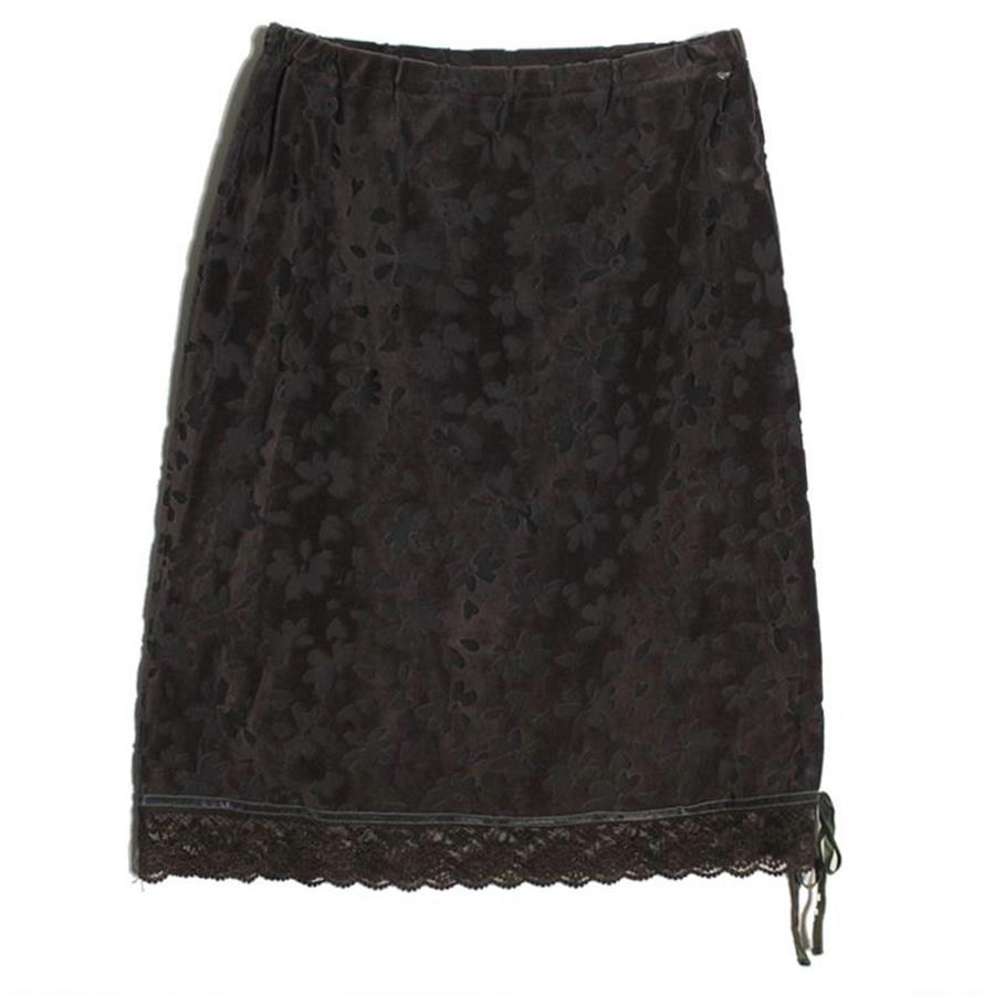 velvet skirt