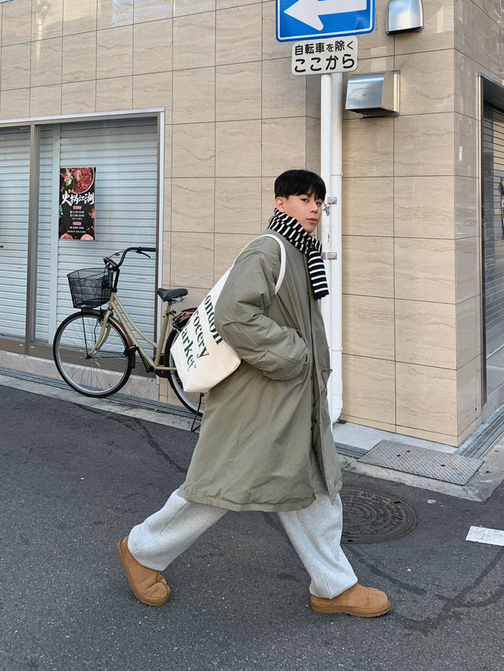 [겨울기획/69000원에 만나보세요!] 데일리 롱 야상 점퍼 (3 Color)