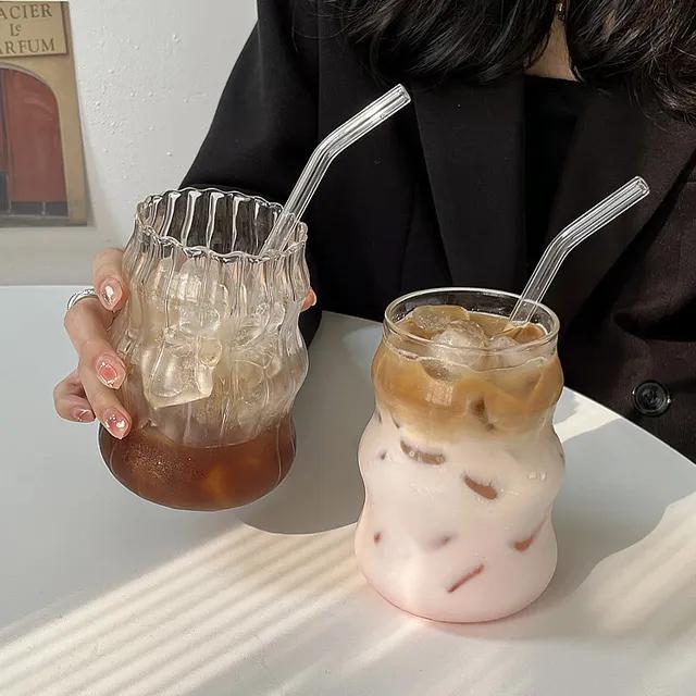 올리 웨이브 카페유리컵 홈카페 아이스컵