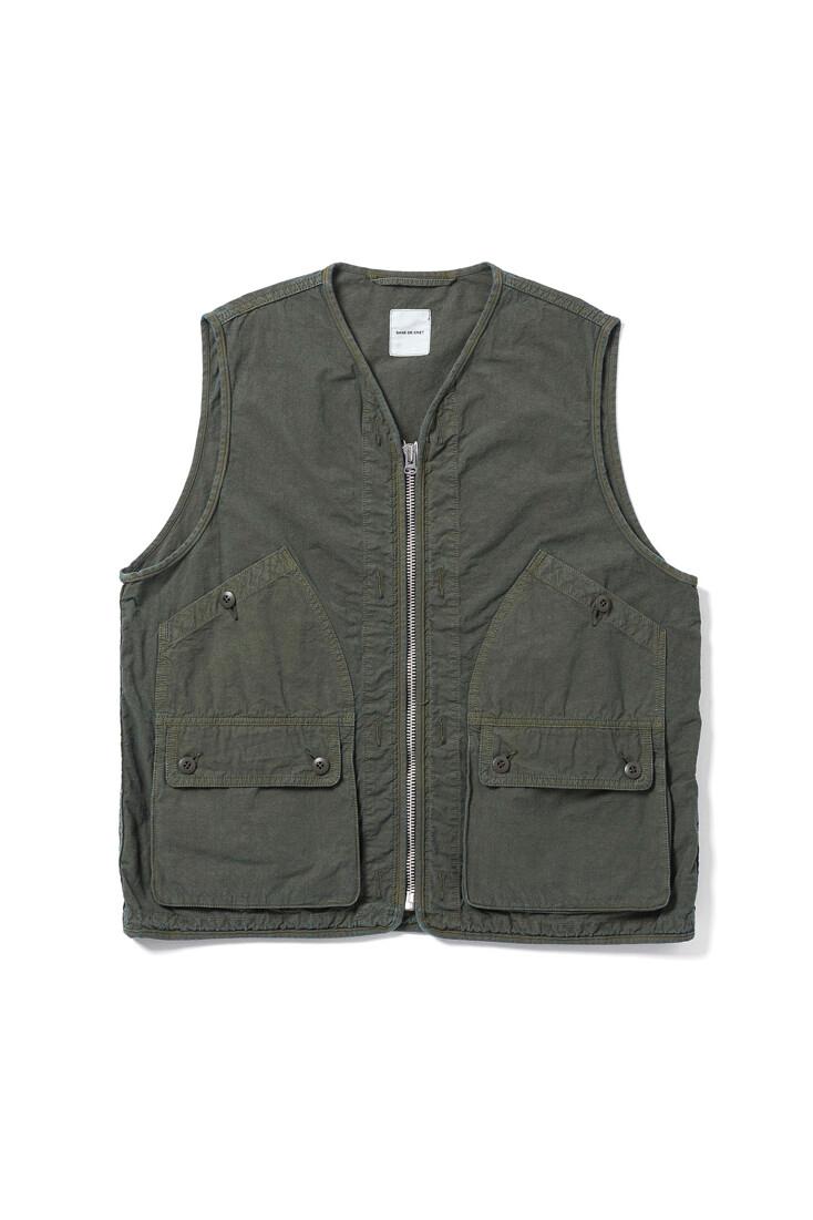 CO-HEMP HIGH DENSITY LONG WORK VEST [OLIVE]