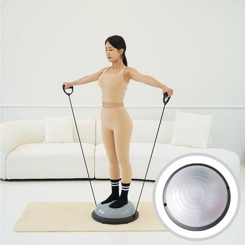 호스커스 프리미엄 밸런스 보수볼 기본형48 + 튜빙밴드 + 공기주압기 - 짐볼 | 쿠팡