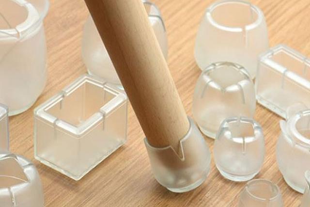 식탁 의자  반투명 커버 발캡 양말 받침  4개입_원형 4size