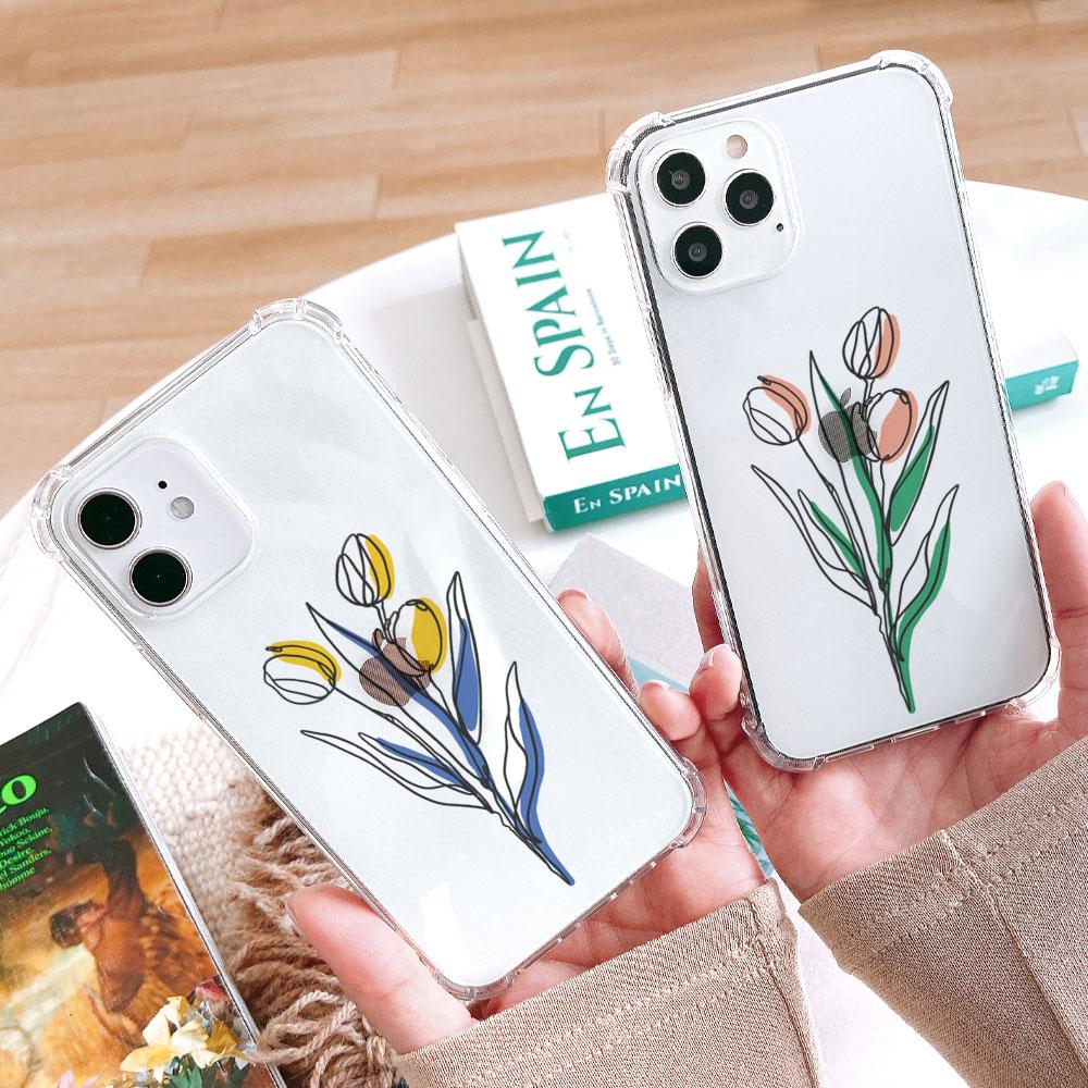 종종 튤립드로잉 방탄케이스