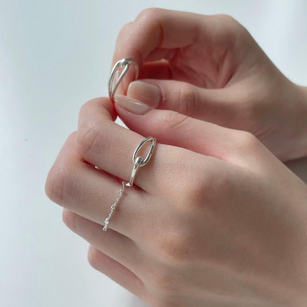 _얇은 선 , 매듭 링