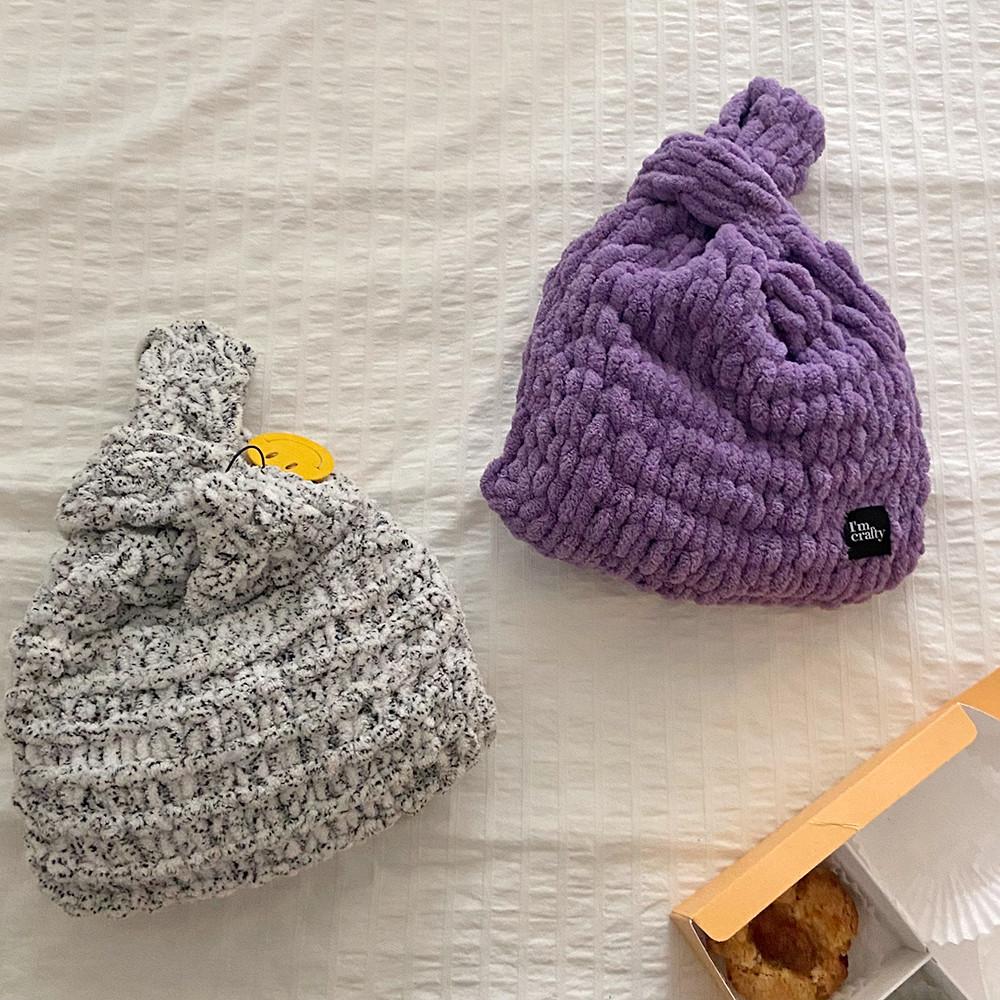 바늘없이 뜨는 봉다리가방뜨기 자이언트 메리 DIY 손뜨개 핑거니팅 실,도안,영상