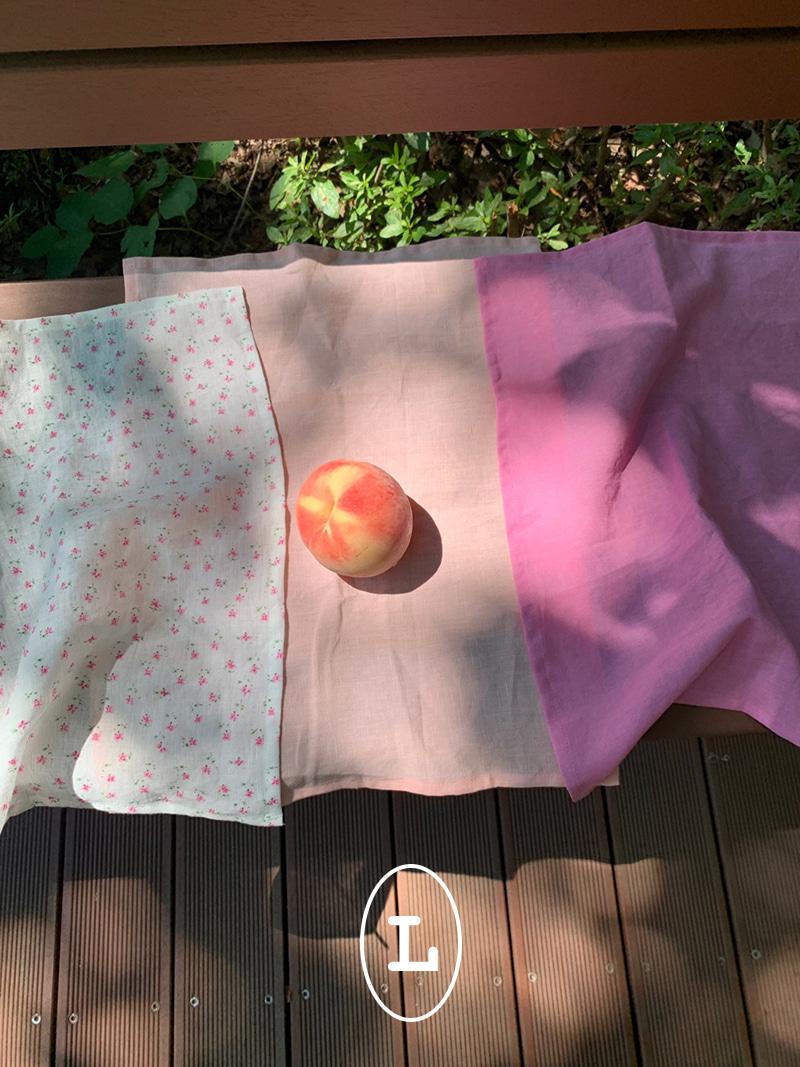 다용도 린넨 매트 (핑크시리즈)