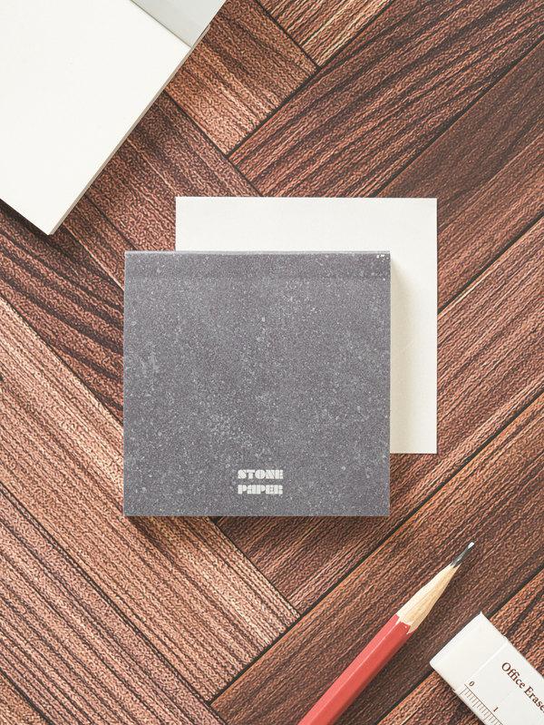 돌 종이 떡 메모지 75 X 75 mm 100매입