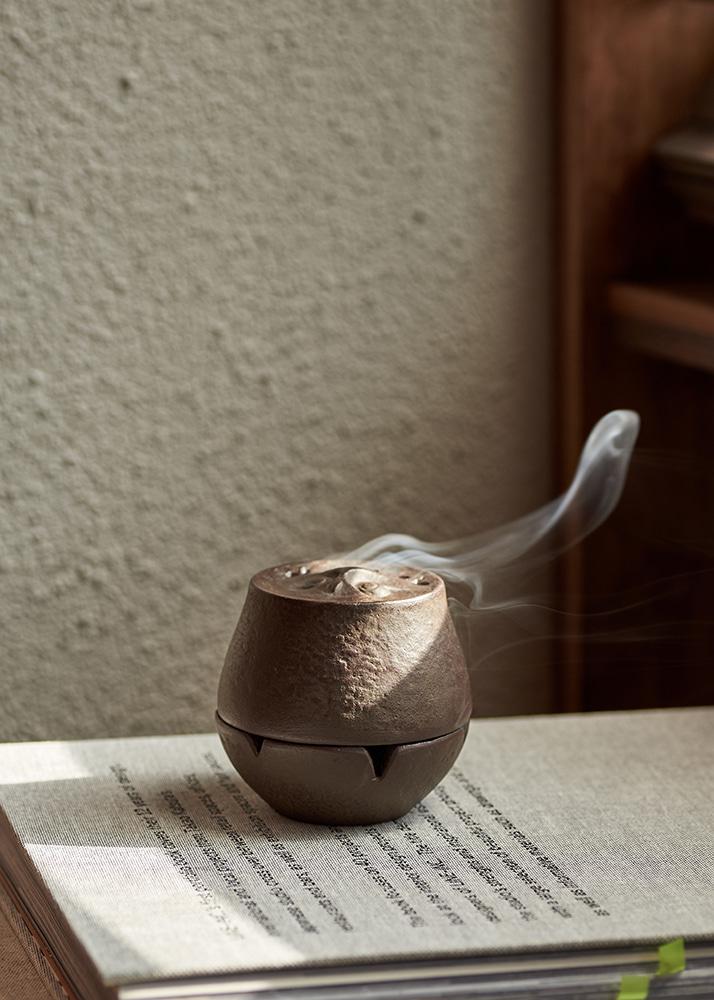 무쇠 부엉이 향로