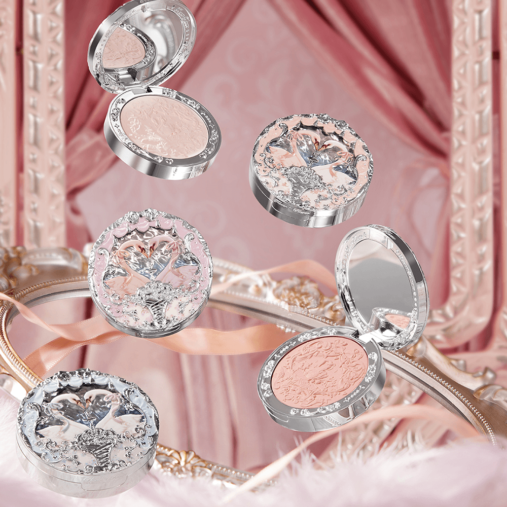 플라워노즈 스완 발레 컬렉션 엠보싱 블러셔 (4color)