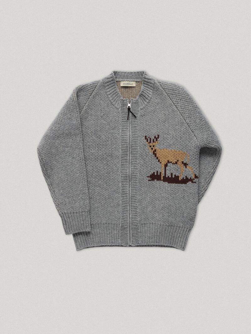 Gray Winter Deer Cowichan