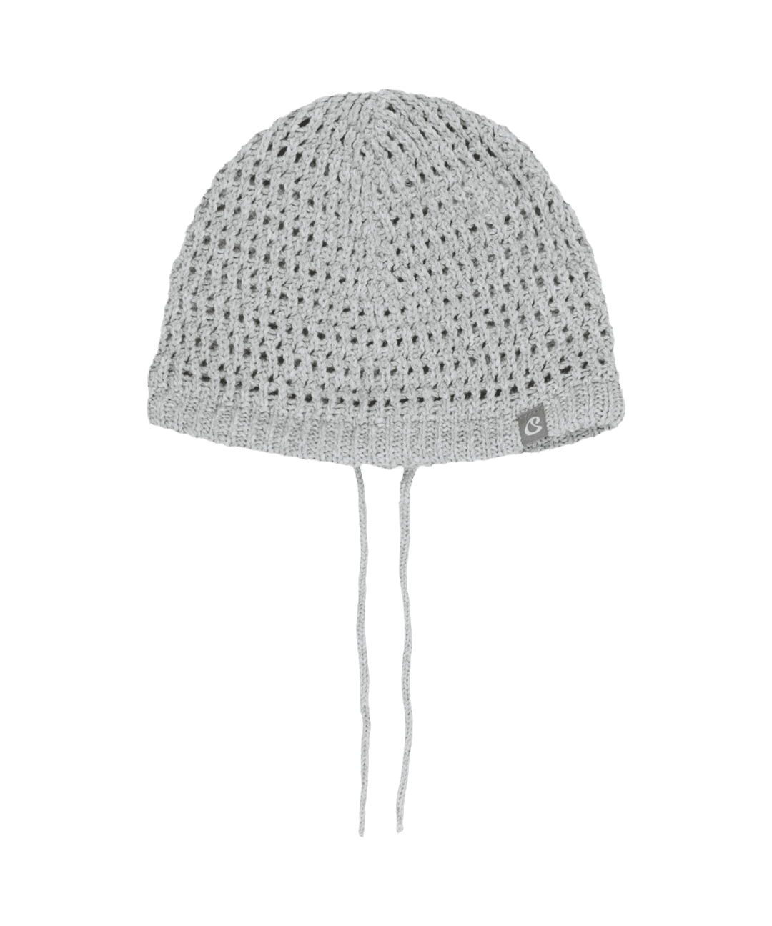 STRING NET BEANIE MELANGE GREY