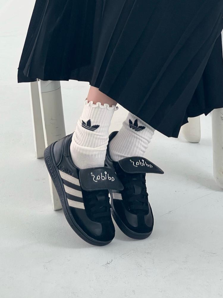 'shukyu' x ewax x adidas originals handball spzl 콜라보 블랙 2way