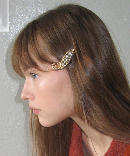 Green Beans Hairpin (Silver Gold)