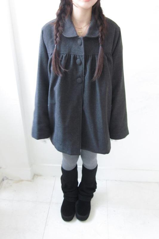 4oz * round doll coat (2color)