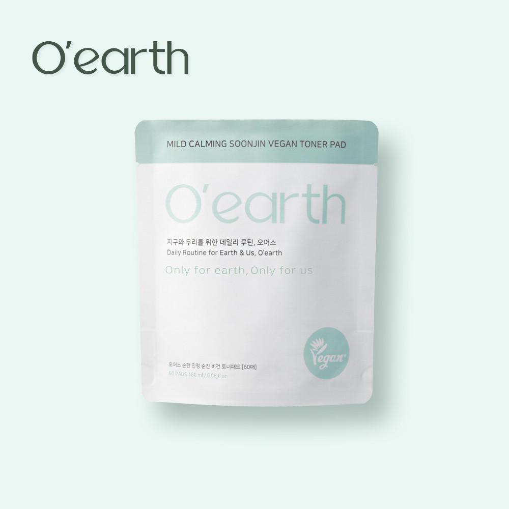 오어스 순진 비건 토너패드 리필팩 60매