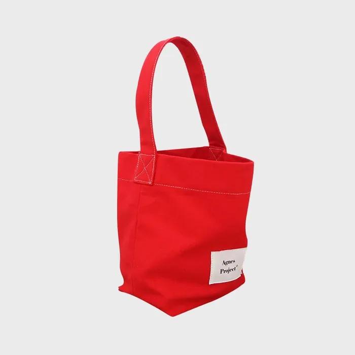 [Agnes project] Peanut Tote Bag_Red