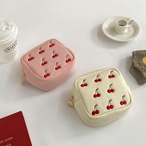 사각체리 생리대 파우치