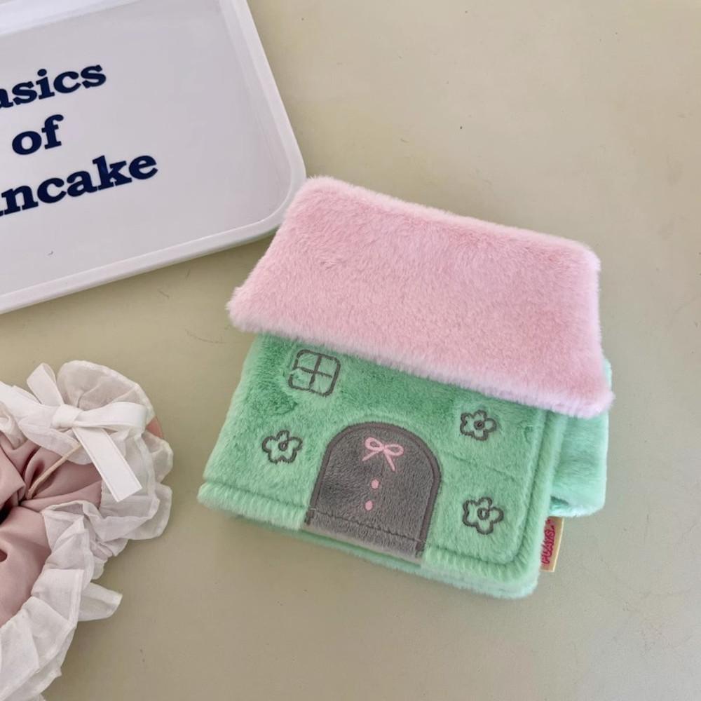 하우스 퍼 포토카드 앨범 귀여운 털 뽀글이 수집 포카 앨범 보관함