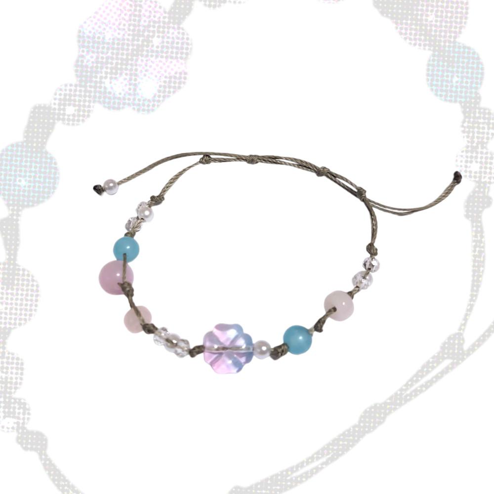 단하나 원앤온리 매듭 팔찌 오로라클로버