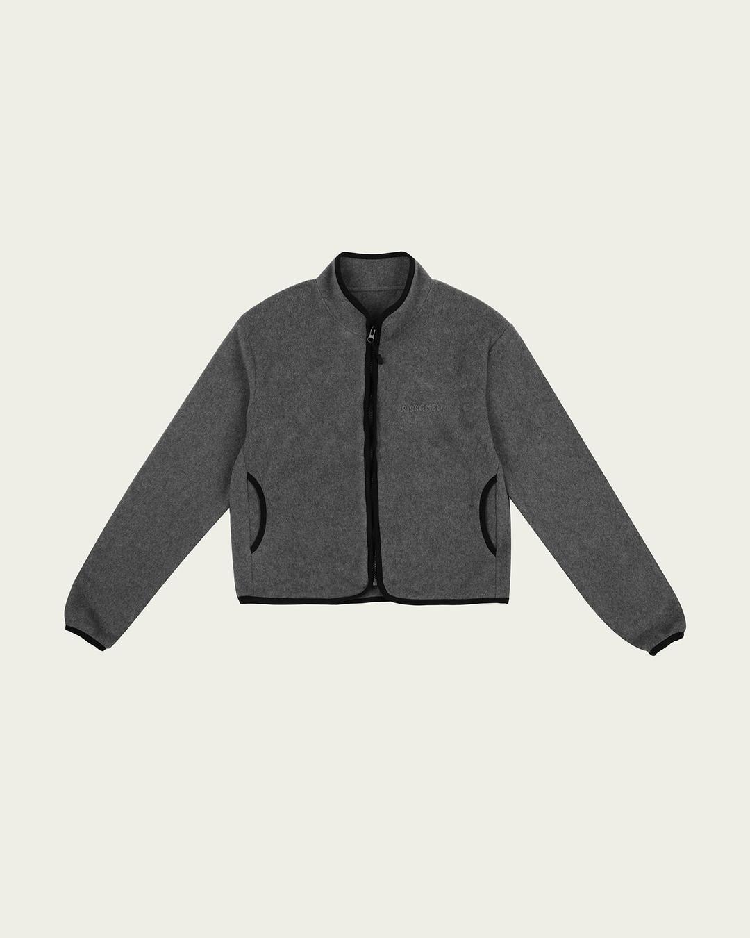 (2차) Pai Fleece Zip-up - Charcoal