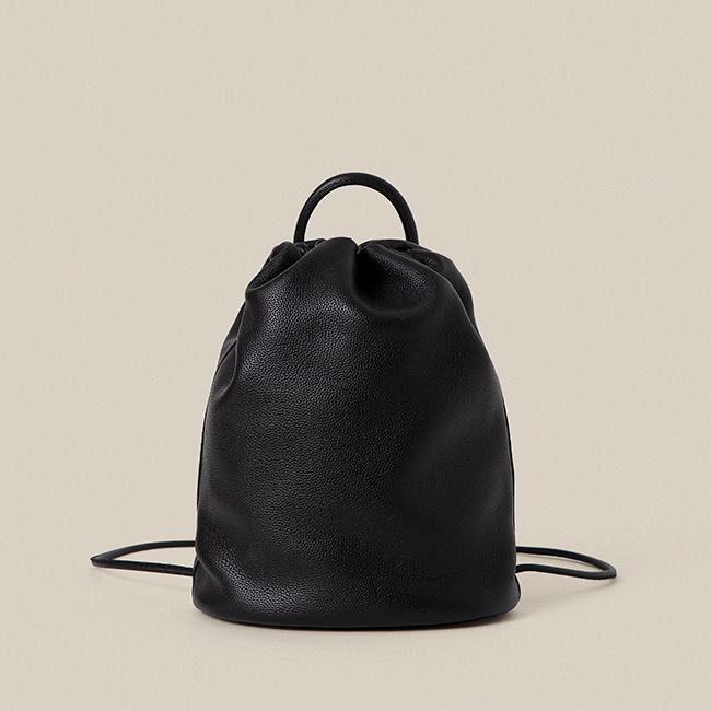 [2/17 예약 배송] FIN DRAWSTRING BAG_BLACK