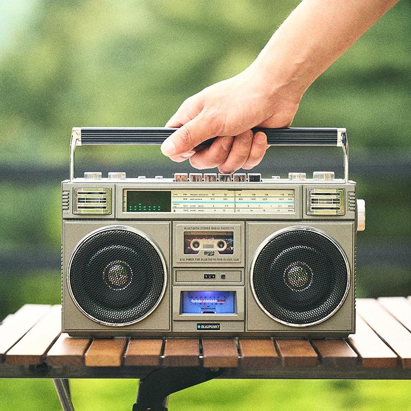 80s 레트로 라디오 블루투스 스피커