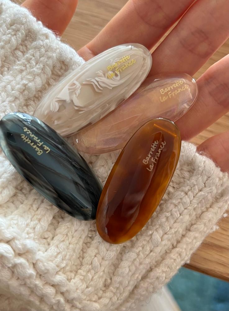 (크르와)뮤즈 원형 셀룰로오스 프랑스 헤어핀(8 color)