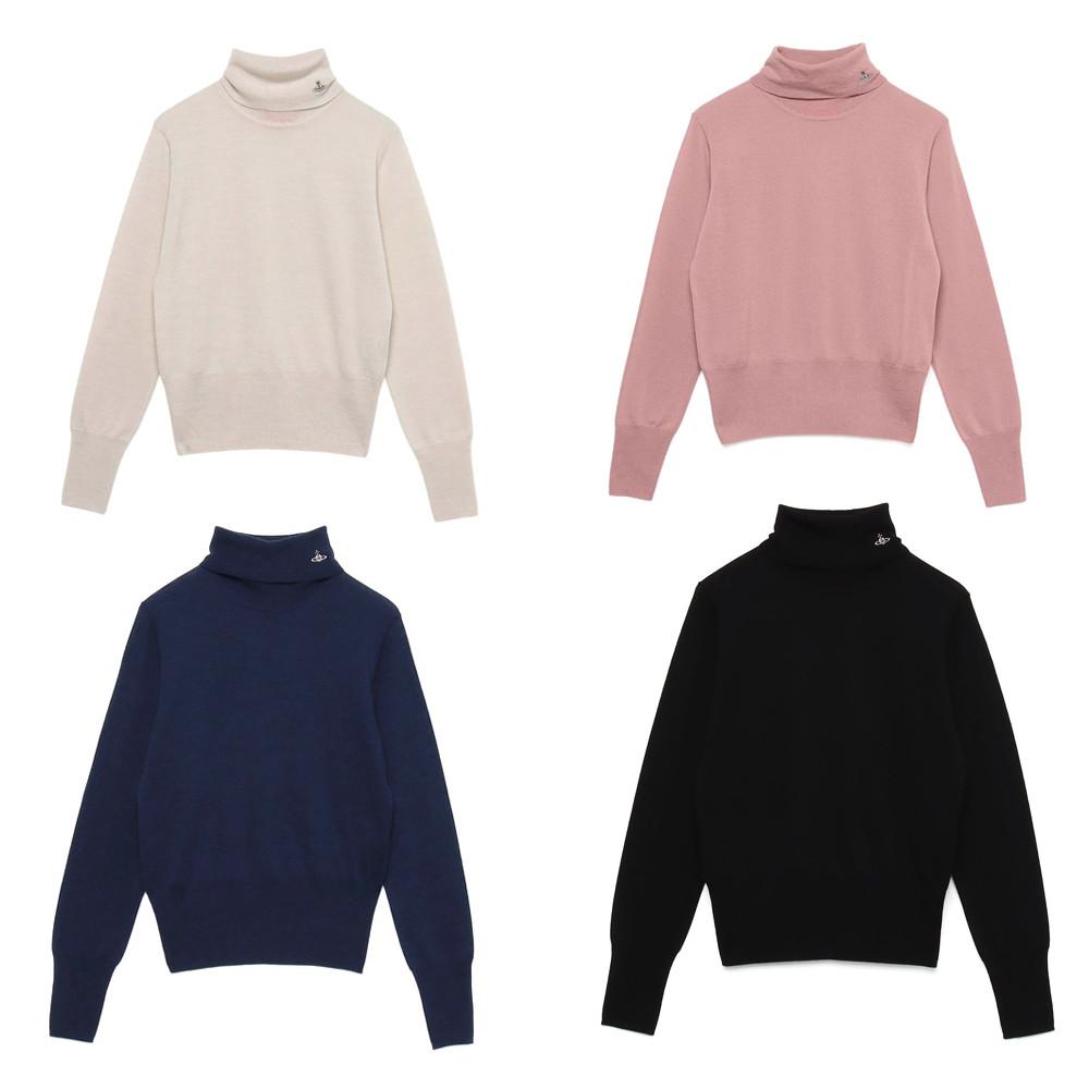 비비안웨스트우드 목 폴라티 부드러운 울