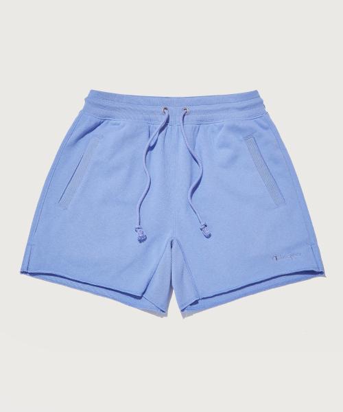여성 리버스위브 프렌치테리 숏팬츠 Pale Blue