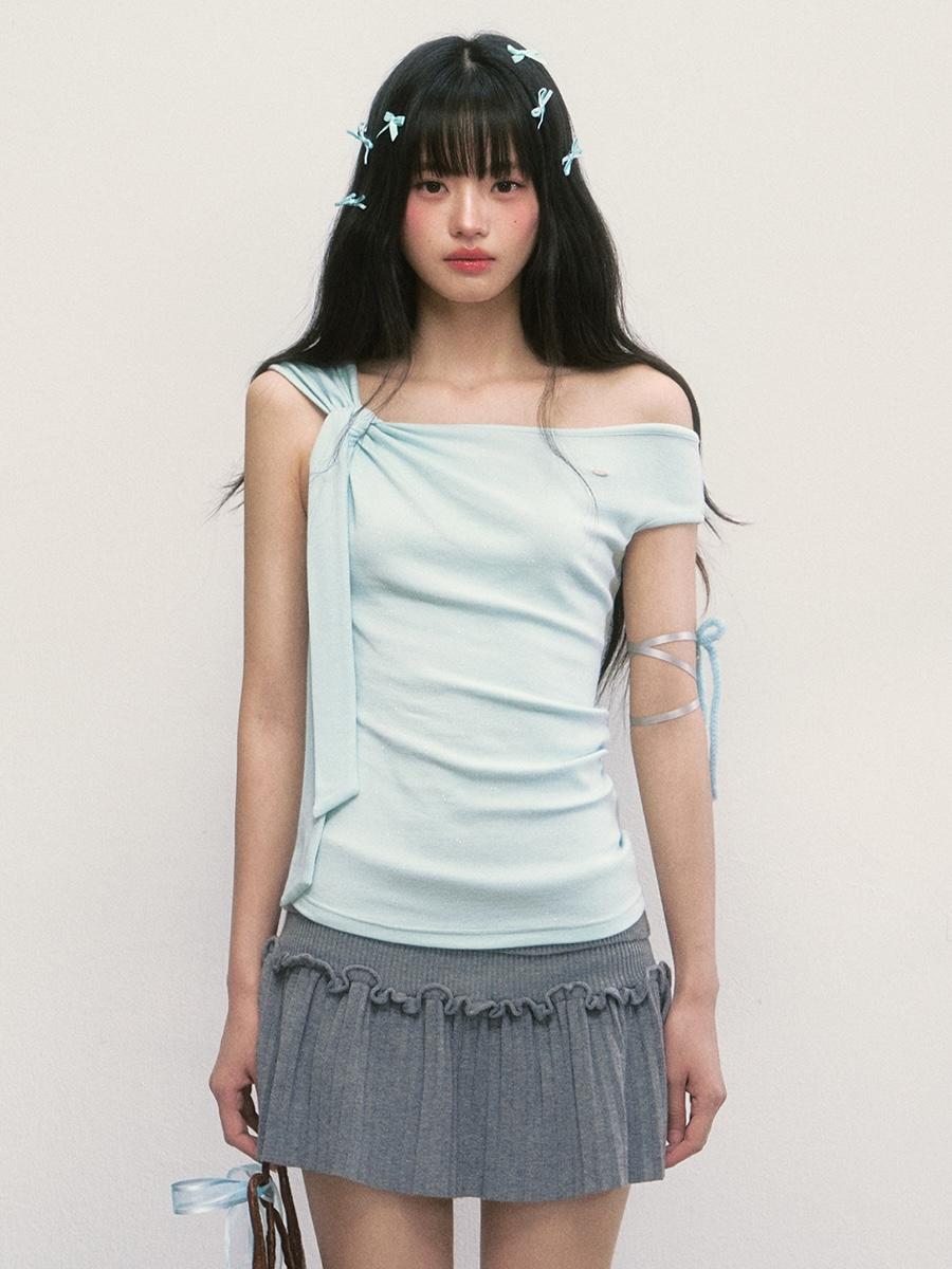Weekendhub Strap Off-Shoulder Top