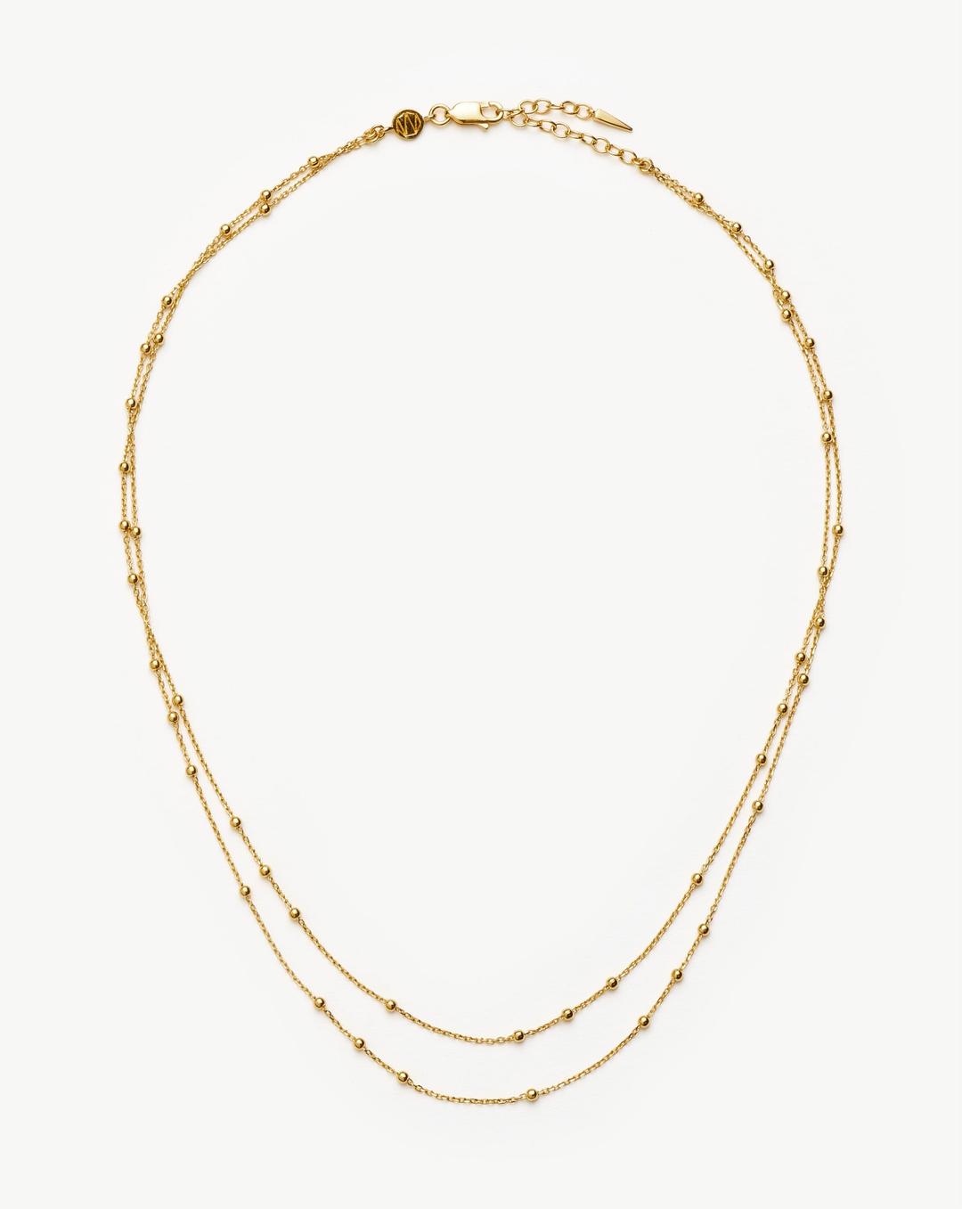 Double Chain Gold Necklace | Missoma UK