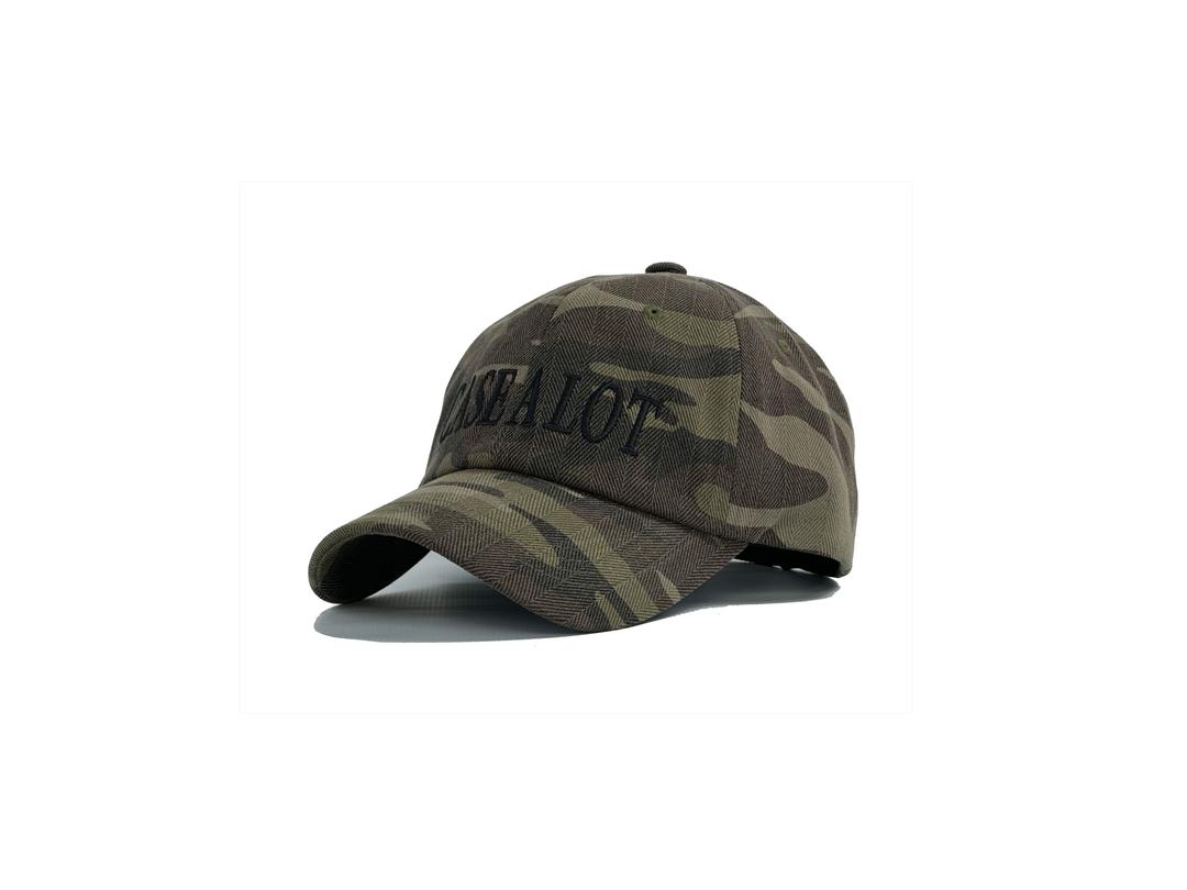 Logo camo ball cap - khaki