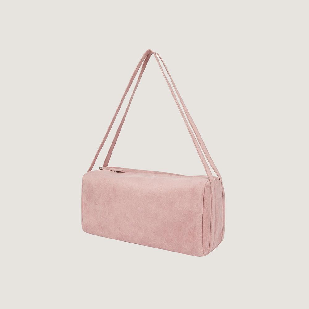 Suede Shoulder Bag (Pink)