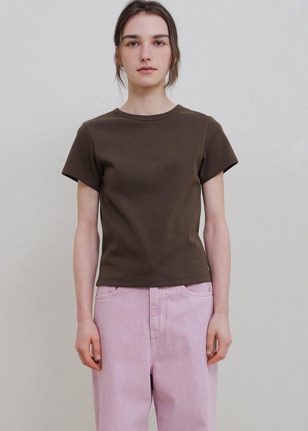 Bessette half tee (brown)