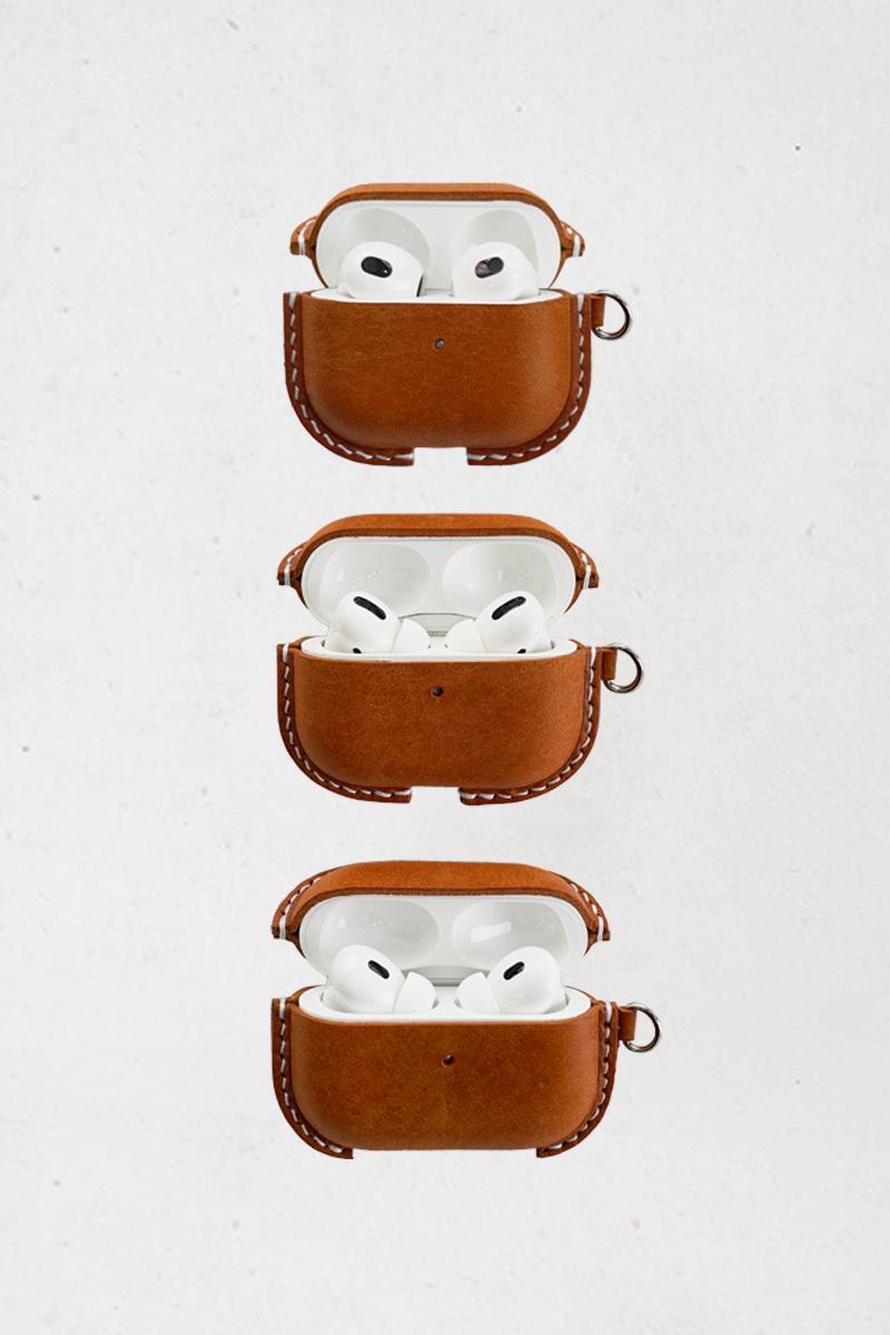 Airpods pro 2, Airpods pro, Airpods 3 leather case - Olmo