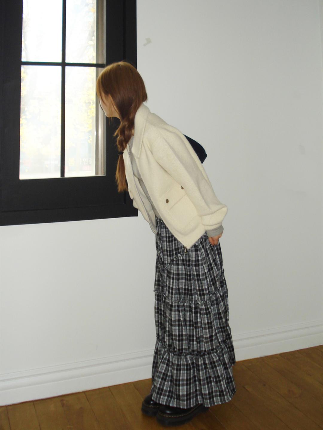 razy check skirt