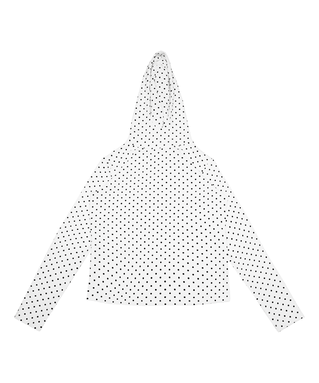 POLKA DOT HOODIE (WHITE)
