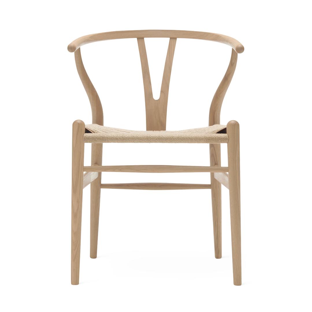 CH24 Wishbone Chair Oak-White Oil Natural Paper Cord