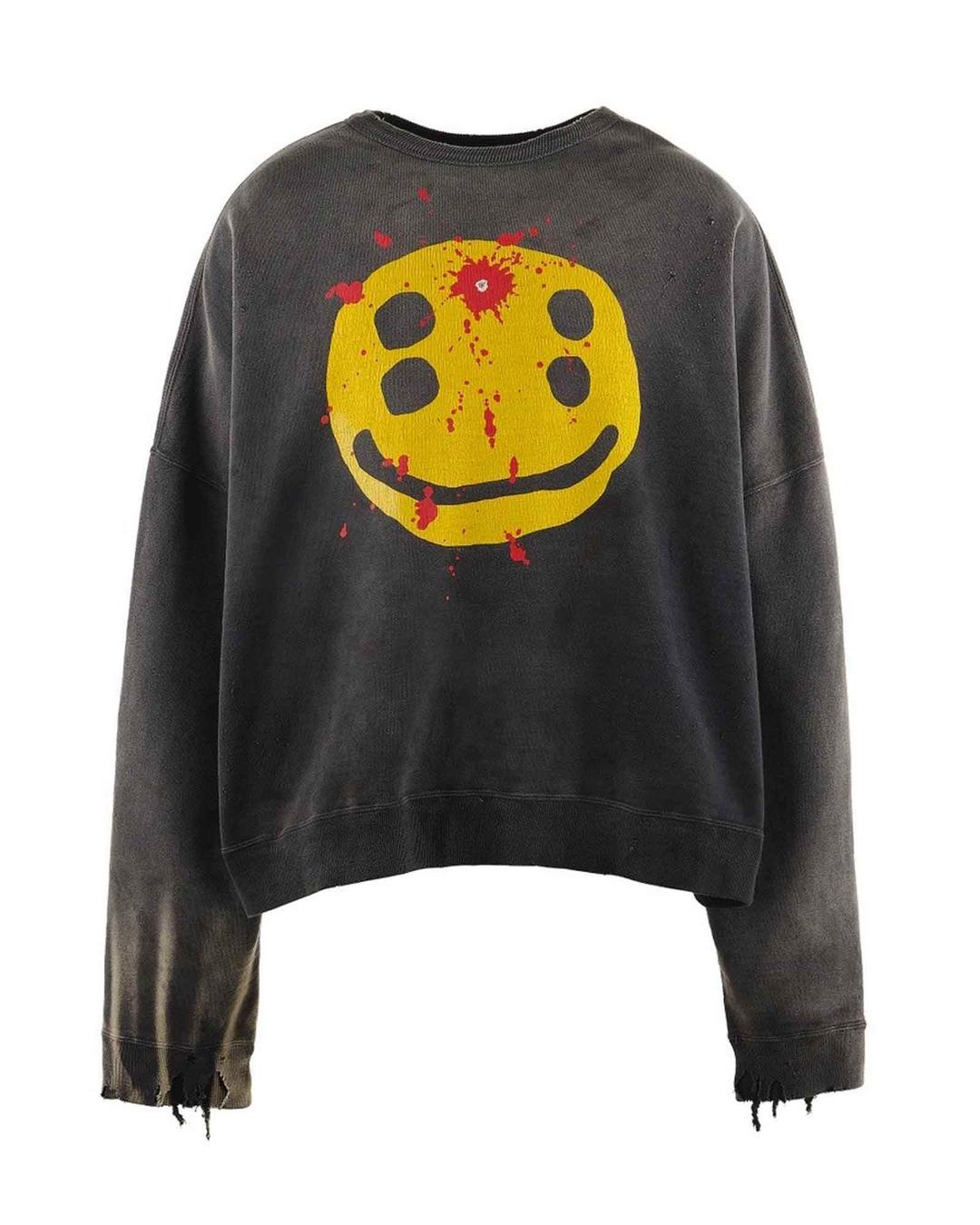 세인트미카엘 x CPFM 맨투맨 스마일 스웻셔츠 SM-YS1-0000-C06