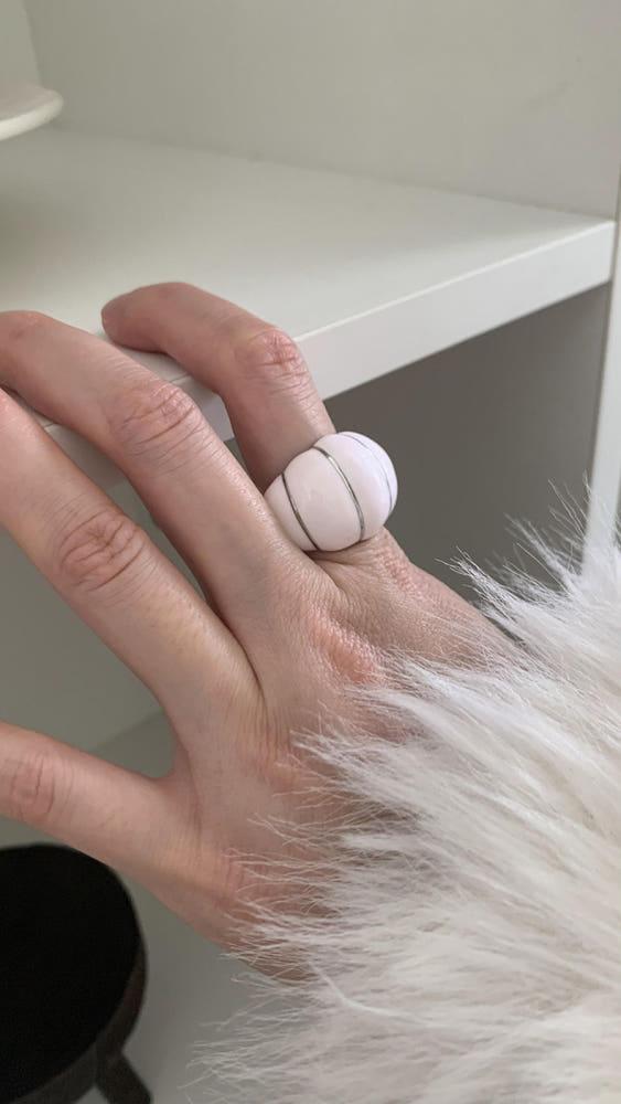 12월말입고White pumpkin ring / 화이트 펌킨 링