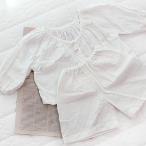 대폭) 이중거즈 백아이보리 2종-여름친구 B6