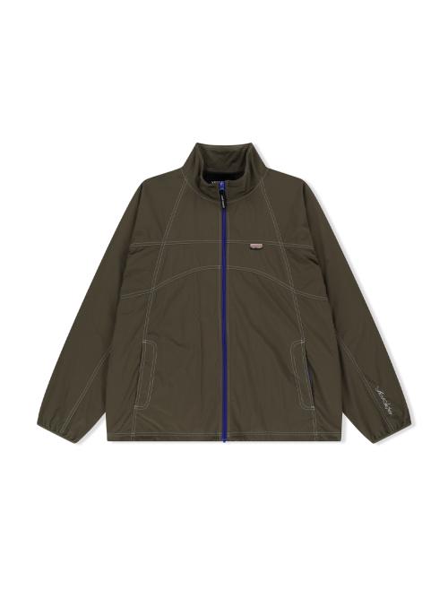 Y.E.S Nylon Track Jacket Khaki