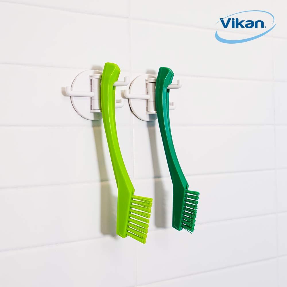 바이칸 틈새브러쉬 2종세트(하드+미디움) 욕실타일 줄눈 화장실 창틀 청소솔 방충망 테이블솔