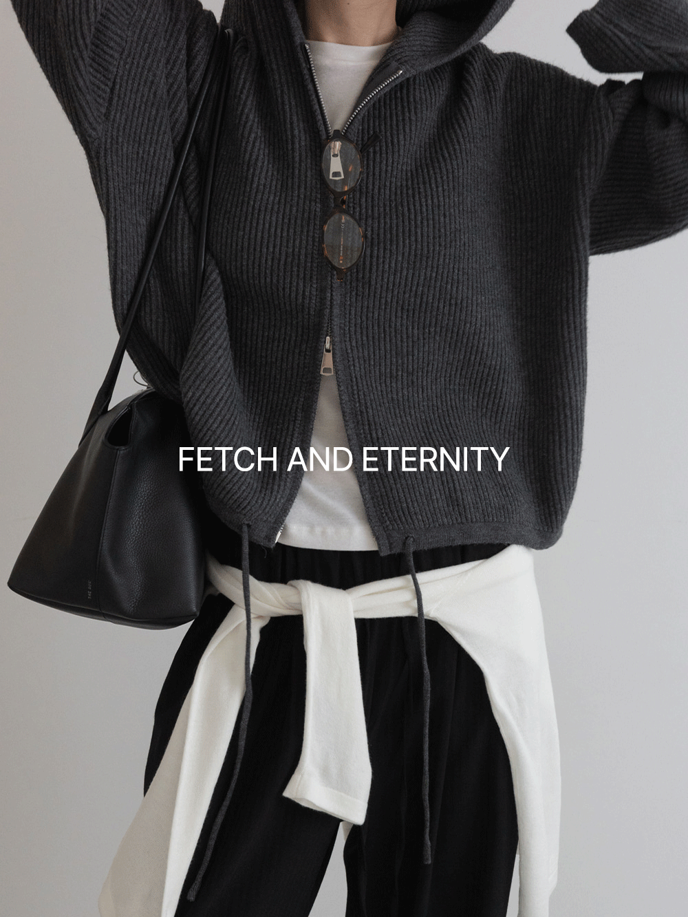 페미니크 [1천장 판매][11th RESTOCK][FE]Hooded Zip-up Cardigan (3color)