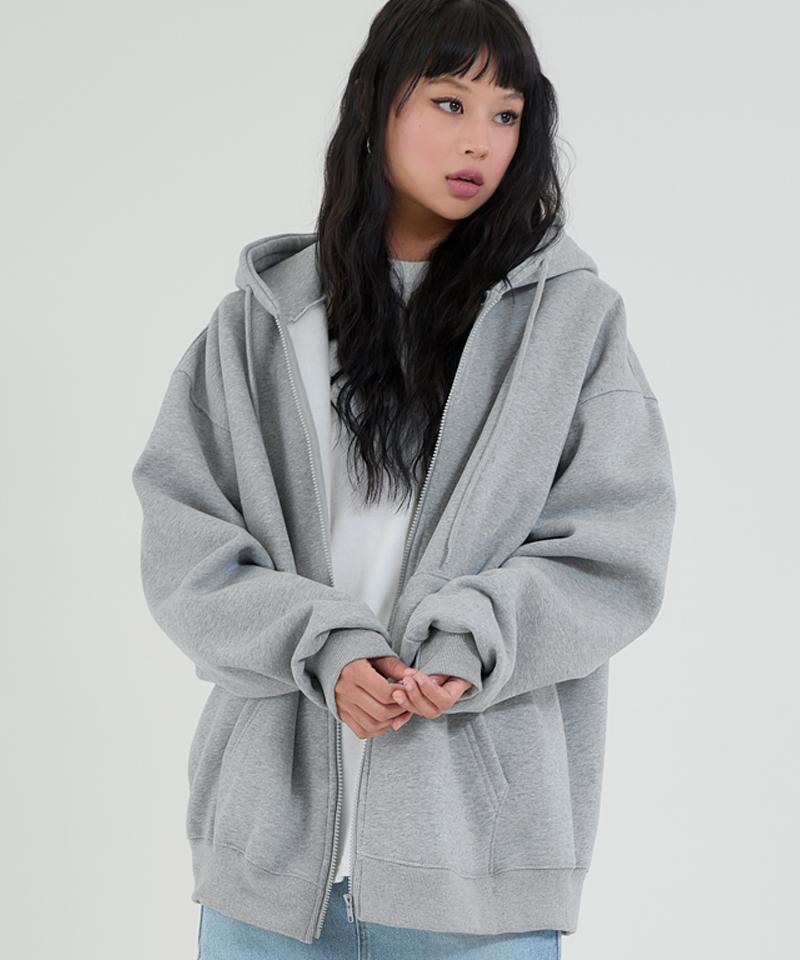 어커버 오버핏 후드 집업 5color