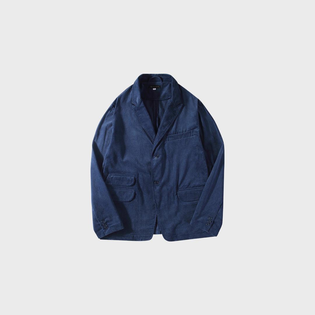 STANDARTYPES - Easy Corduroy Blazer Navy