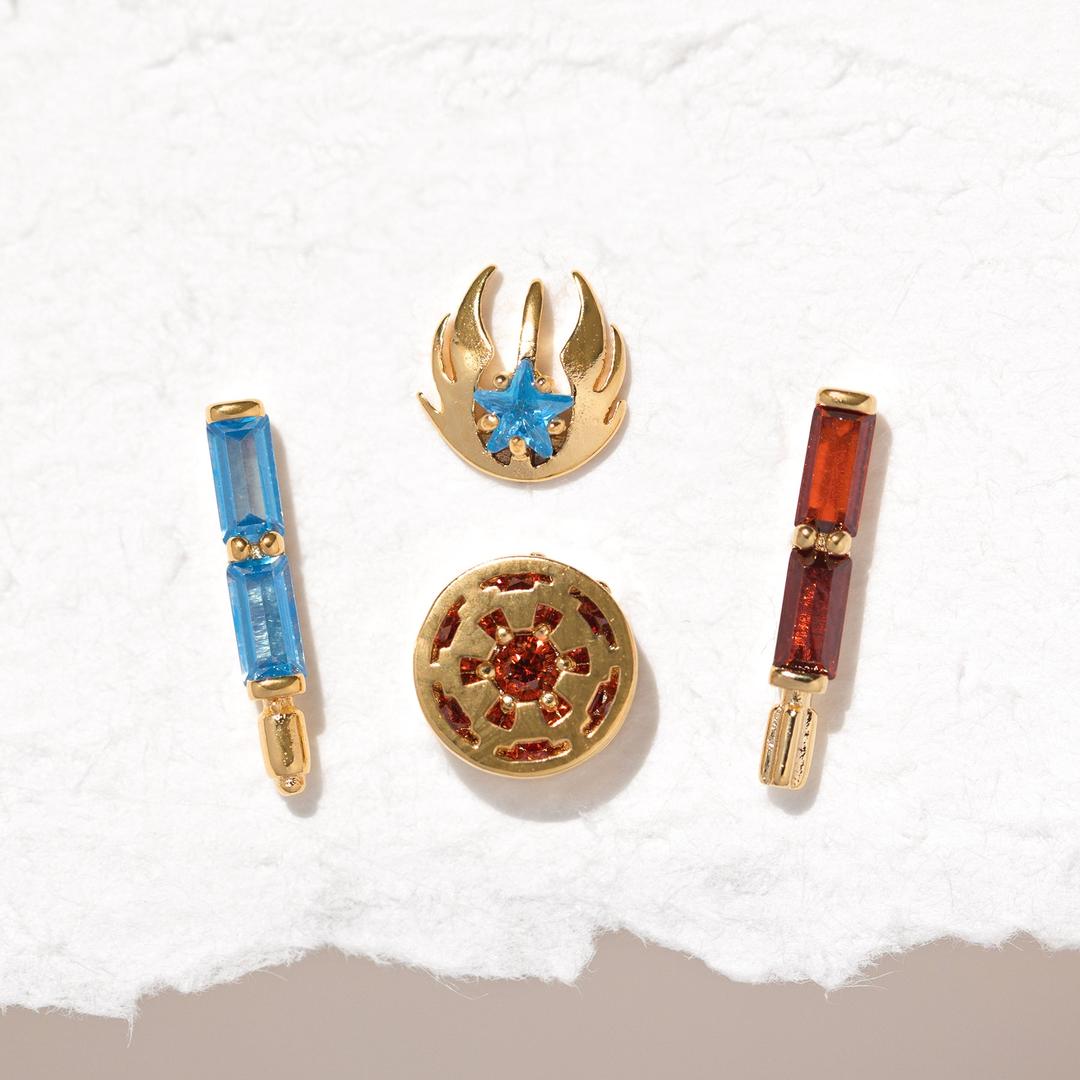Star Wars™ Choose Your Side Stud Set - Gold