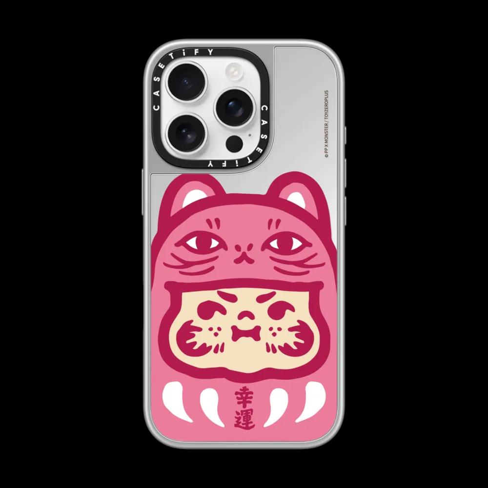 PP Baby Lucky Cat Daruma Pink Case