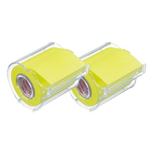 모모팝 메모롤 접착 점착 메모지 50mm, 레몬, 2개 - 점착메모지/포스트잇 | 쿠팡